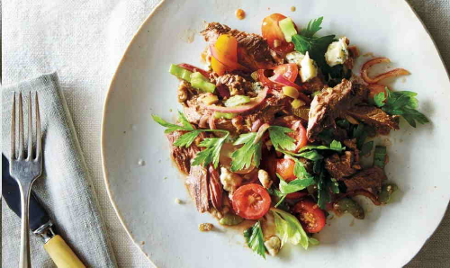 Bloody Mary Steak Salad - Mary's
