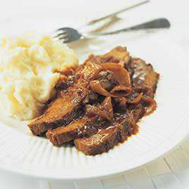 Onion-Braised Beef Brisket