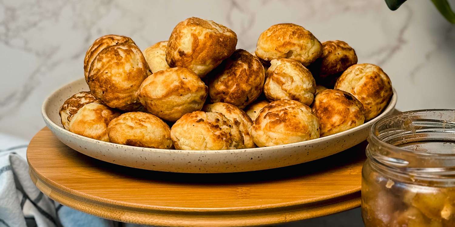 Aebleskiver (Danish Doughnuts) Yeast-based - Mary's