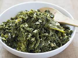 Braised Winter Greens with Coconut and Curry