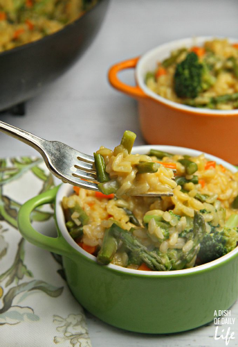 Vegetable Risotto Recipe - A Dish of Daily Life