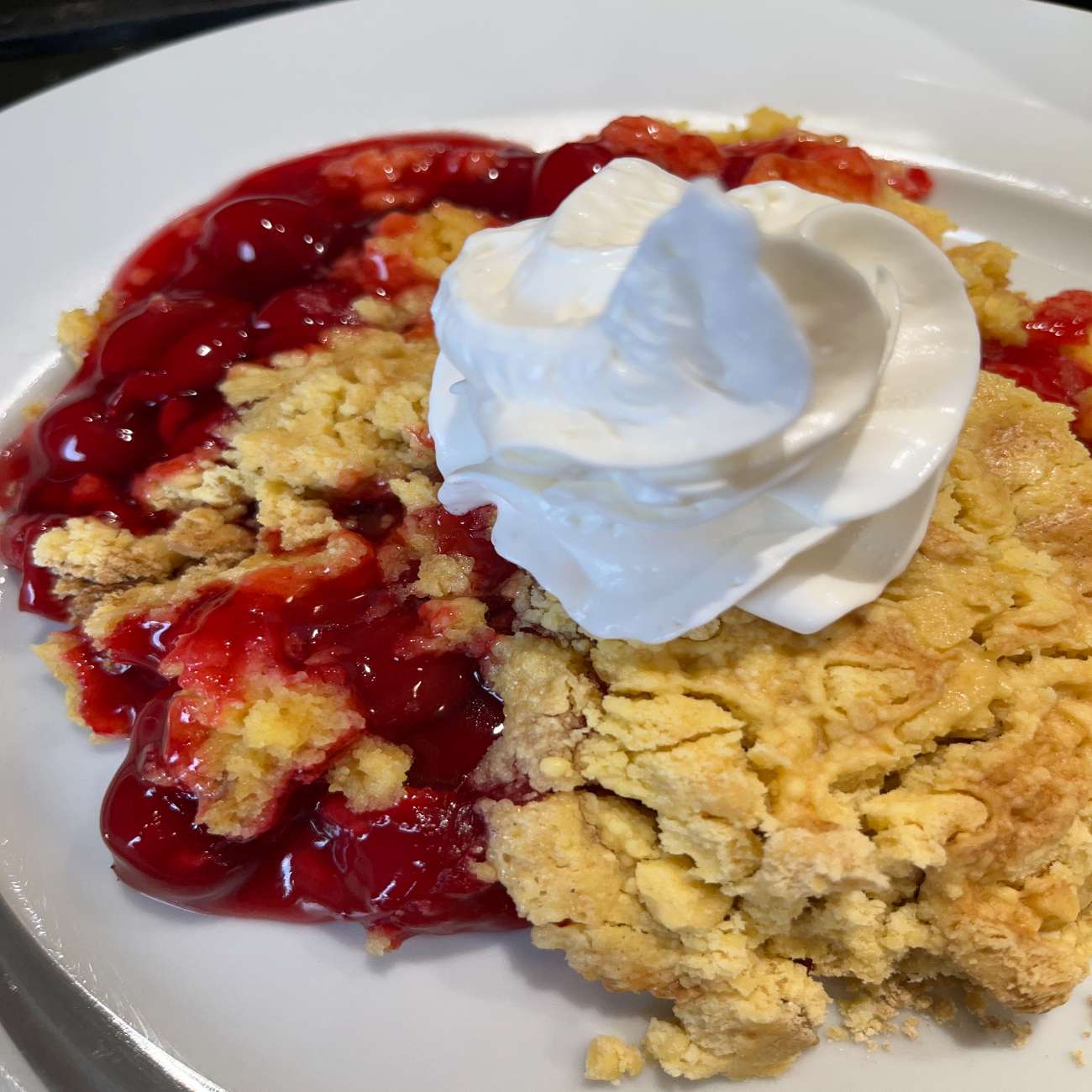 Almond Cake With Raspberry Coulis