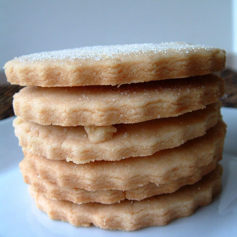 Almond Shortbread Strips