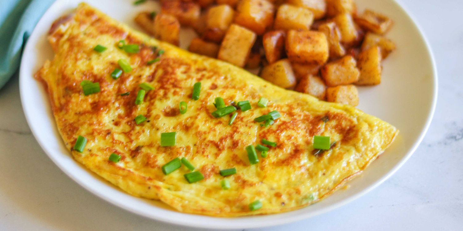 Apple, Ham & Cheese Omlete
