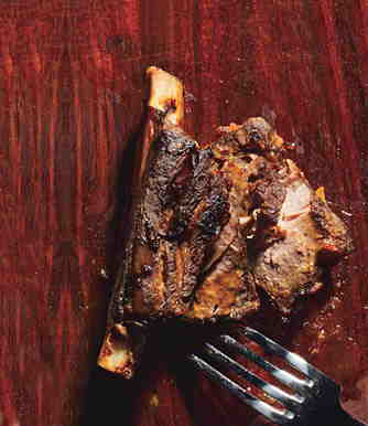 Short Ribs - coffee-marinated bison -  Bon Appétit - February 2008