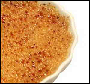 Pumpkin Creme Brulee Tart in Pecan Crust