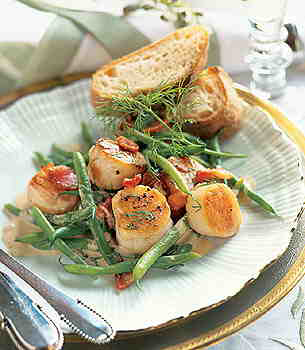 Grilled Miso-citrus Scallop Lollipops