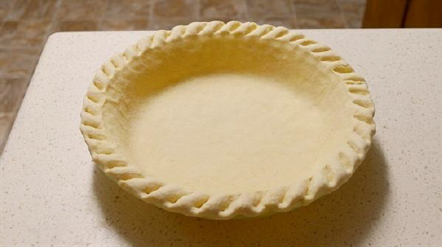 Pie Crust Old Fashioned with Vinegar and Egg