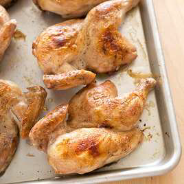 Cumin-Coriander Roasted Cornish Game Hens