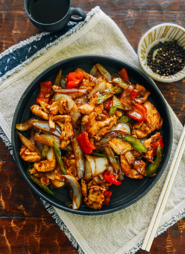 Black Pepper Chicken from Woks of Life