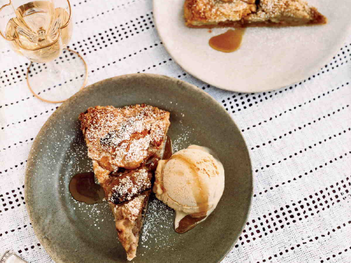 Apple Crostada with Brown Butter Streusel - Food & Wine