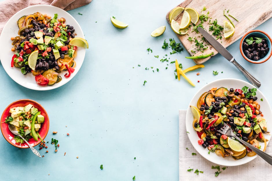 Black Bean Tostadas With Curly Endive Salad