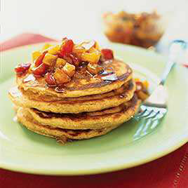 Apple, Cranberry, and Pecan Topping for Pancakes