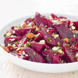 Beets with Orange and Walnuts