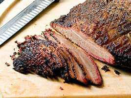 Barbecued Beef Brisket on the Gas Grill