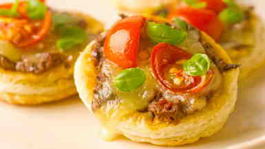 Tomato Basil Tartlets