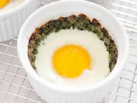 Baked Eggs Florentine