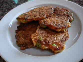 Leftover Rice Pancakes