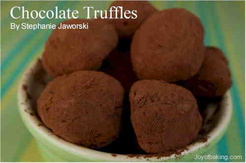 Truffles: From Joy of Baking