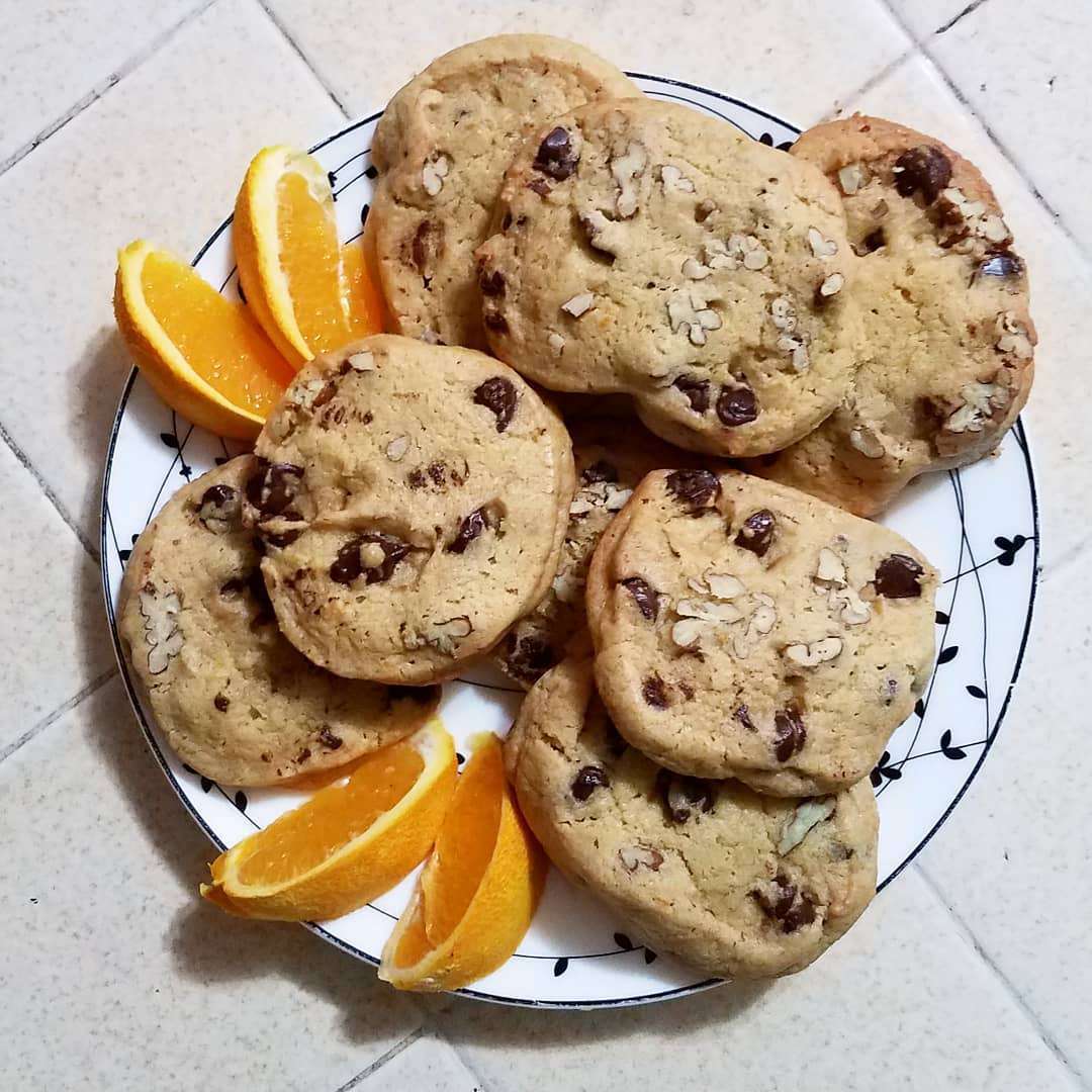 Candied Orange-chocolate Cookies