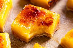 Lemon Bars Bruleed - MikeBakesNYC