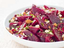 Beets with Lemon and Almonds