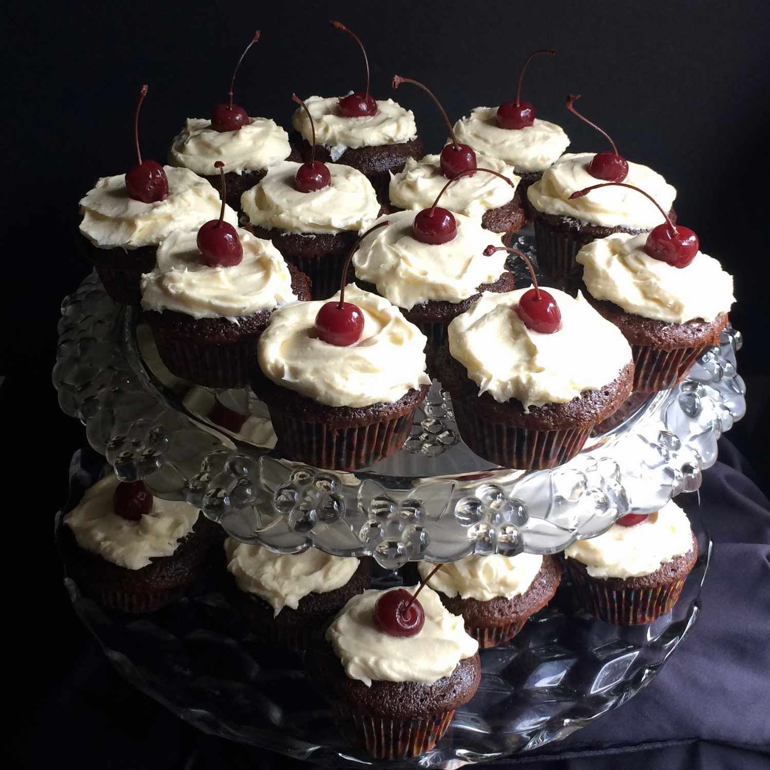 Cherries and Cream Muffins