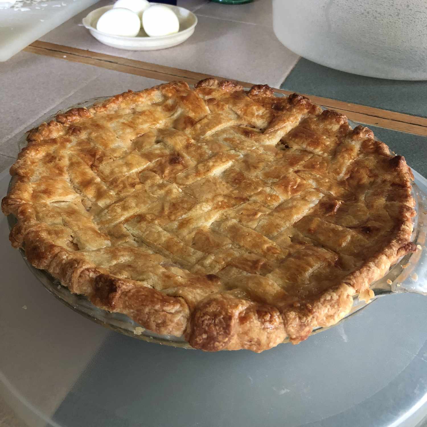 Colorado Peach Cream Pie