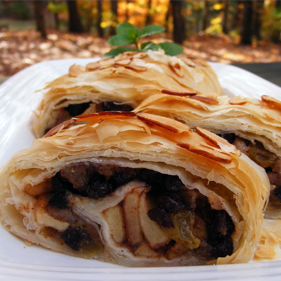 Cranberry-apple Strudle