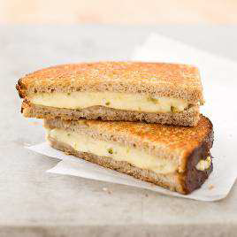 Grown-Up Grilled Cheese Sandwiches with Comte and Cornichon