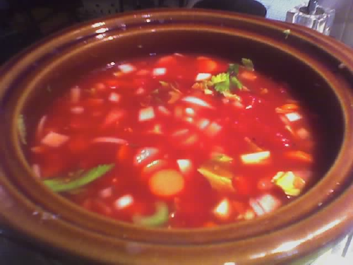 Dick & Carol's winter supply of Vegetable-Beef Soup