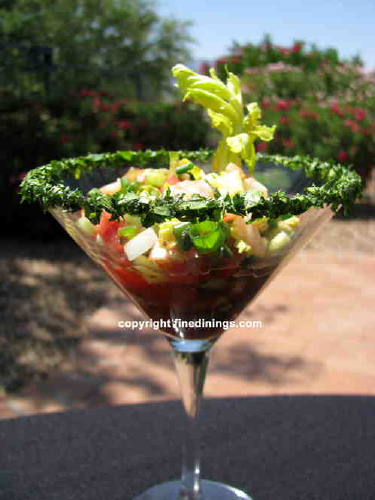 Shrimp Cocktail Vegetable Appetizer
