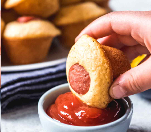 Corn Dog Mini Muffins