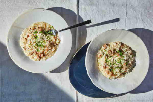 Risotto With Sausage and Parsley - Mary's