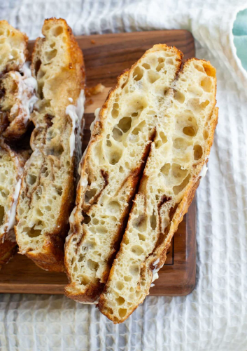 Cinnamon Roll Sourdough Focaccia