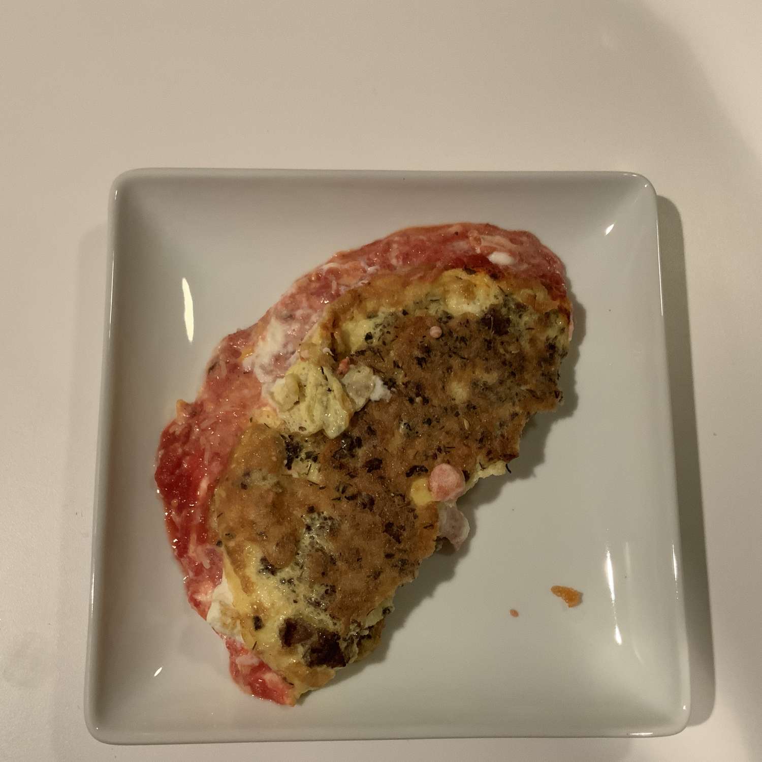 Danish Sausage and Smoked Monterey Jack Cheese Omelet