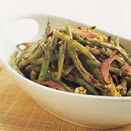 Roasted Green Beans for Two