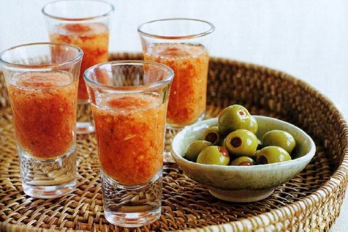Vodka Gazpacho Shots