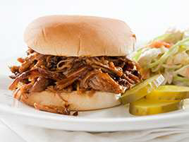 Indoor Pulled Pork with Sweet and Tangy Barbecue Sauce