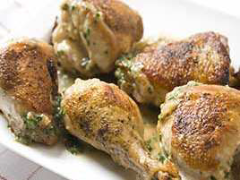 Stovetop Roast Chicken with Lemon-Herb Sauce