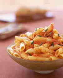 Penne with Chicken & Mushroom Pink Sauce