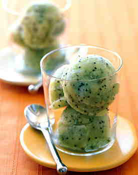 kiwi-lime sorbet