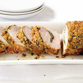 Herb-Crusted Pork Roast with Mustard and Caraway