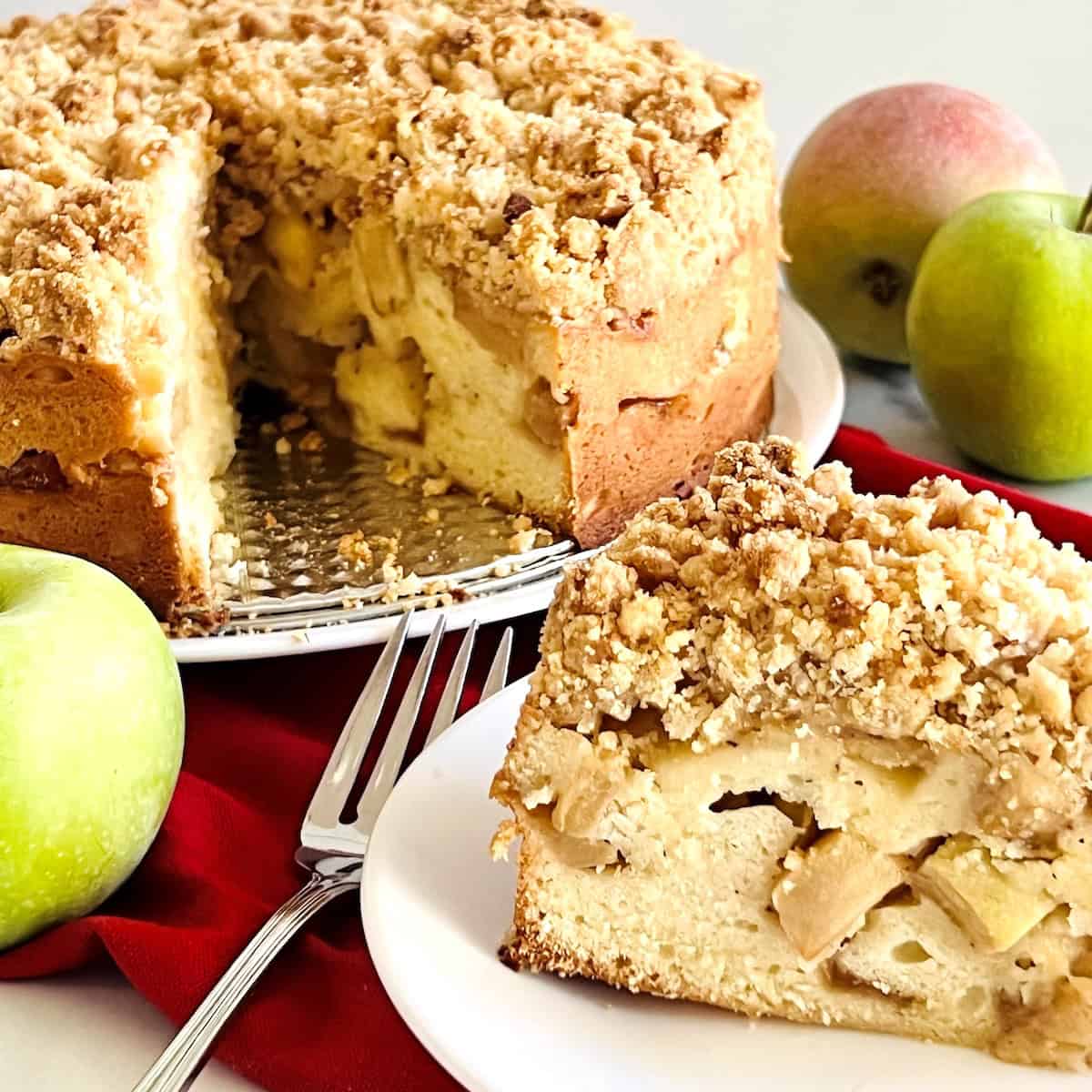 Easy Apple Streusel Coffee Cake