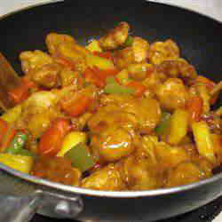 Sweet and Sour Chicken Battered