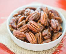 Candied Pecans - Fifteen Spatulas