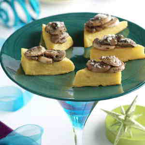 Polenta Mushroom Appetizers