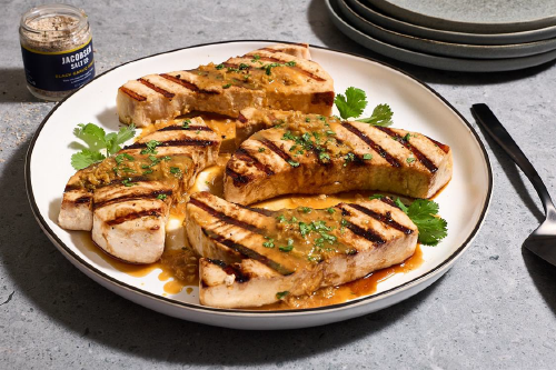 Swordfish, Grilled with Orange & Ginger