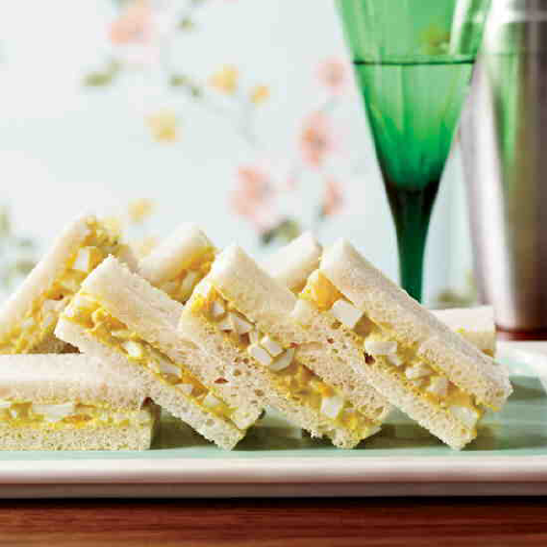 Egg Salad Curry Tea Sandwiches