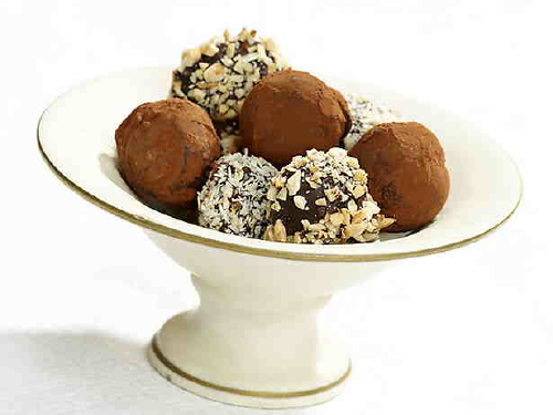 Chocolate Truffles Recipe courtesy Alton Brown